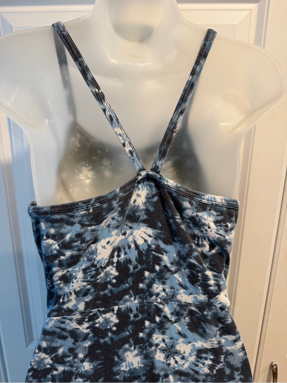 Pact Organic Cotton Fit & Flare Cami tie-dye Dress - Picture 6 of 8